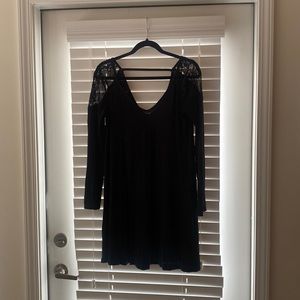 Black American eagle dress